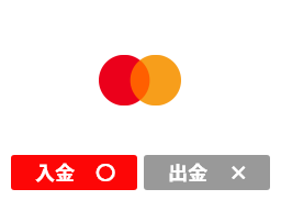 mastercard：入金